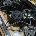 Vivicreate 3 Burner High pressure Propane Stove, 28 Inch Tall Camping Stove with cast iron burner 105000 BTU power, Stable Legs for Outdoor Use