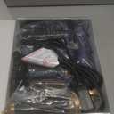 Ukliss 6 in 1 Hair Dryer Brush, Air Styler with Auto Wrap Curling - Ionic Blow Dryer for Frizz-Free Fast Drying, Volumizing Brush & Straightener for All Hair Types, ALCI Plug