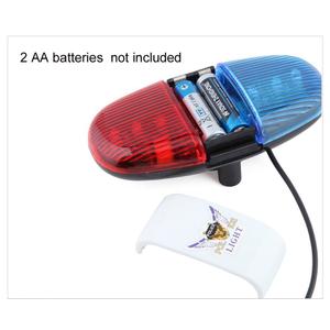 Bike Lights for Kids with Sirens, Police Pretend Play Toy, Safety Light Bicycle Accessories, Waterproof, (Now with Softer Sounds, Batteries not Included)