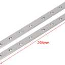3 x uxcell 295mmx25mmx4mm Stainless Steel Straight Flat Fixing Mending Plates Brackets 2pcs