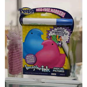 Imagine Ink Peeps Magic Ink Pictures. With Mess-Free Marker 16 Pages