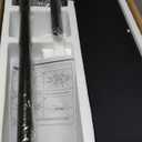 Fanbulous 65 Inch Ceiling Fans with Lights and Remote, Black Ceiling Fan with 8 Dual-Color Blades, Indoor/Outdoor Large Ceiling Fans, Reversible DC Motor, 6-Speed, 3CCT for Living Room Kitchen Patio