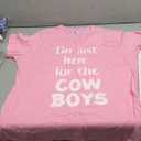 Cow Boy Lover I'm Just Here For The Cowboys T-Shirt, Size M