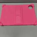 ATOOZ for DOOGEE Tab A9 Case 10.1 Inch 2025,Soft Silicone Kids Case for DOOGEE Tab A9 Pro 10.1 Tablet with PC Stand (Rose Red)
