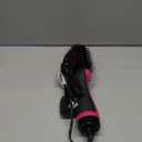 Hair Dryer Brush, 4 in 1 One Step Hair Dryer and Styler Volumizer, Professional Hot Air Brush with Negative Ion Anti-frizz Blowout for Drying, Straightening, Salon, Black Pink