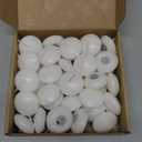 Tuyai (Set of 36) Floating Candles, 3 inch White Dripless Wax Burning Candles, for Weddings, Party, Special Occasions and Home Decorations