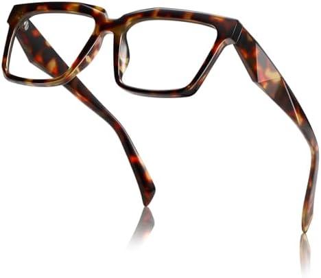 TIANYESY Oversized Blue light glasses for Women Men - Ideal for Work/Gaming/TV - Anti Eyestrain UV Protection TIANYESY Oversized Blue light glasses for Women Men - Ideal for Work/Gaming/TV - Anti Eyestrain UV Protection