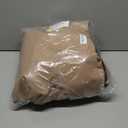 ULTCOVER Rectangular Patio Heavy Duty Table Cover - 600D Tough Canvas Waterproof Outdoor Dining Table and Chairs General Purpose Furniture Cover Size 88L x 62W x 28H inch (Brown)