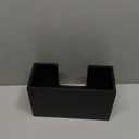 Paper Towel Dispenser Countertop, Wooden Bathroom Paper Towel Holder, Black Napkin Holder for Kitchen, Countertop Multifold C-Fold, Z-Fold, Trifold Paper Hand Towel Dispenser for Bathroom Toilet (11.02" x 4.65" x 6.57")