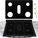 Stove Cover For Whirlpool Gas Stove Protectors 5 Burners Model WFG550S0HB WFG550S0HW WFG550S0HV WFG550S0LW WFG550S0LB WFG550S0LV, Upgraded 0.5MM Reusable Splatter Guard Stove Protector Liner