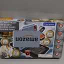 LEXiBOOK Talking Sea Battle (French, English, Spanish, Portuguese), Electronic Board Game 1 or 2 Players, Interactive, Light and Sound Effects, Strategy, Battery Operated, Grey/Black, GT2800US