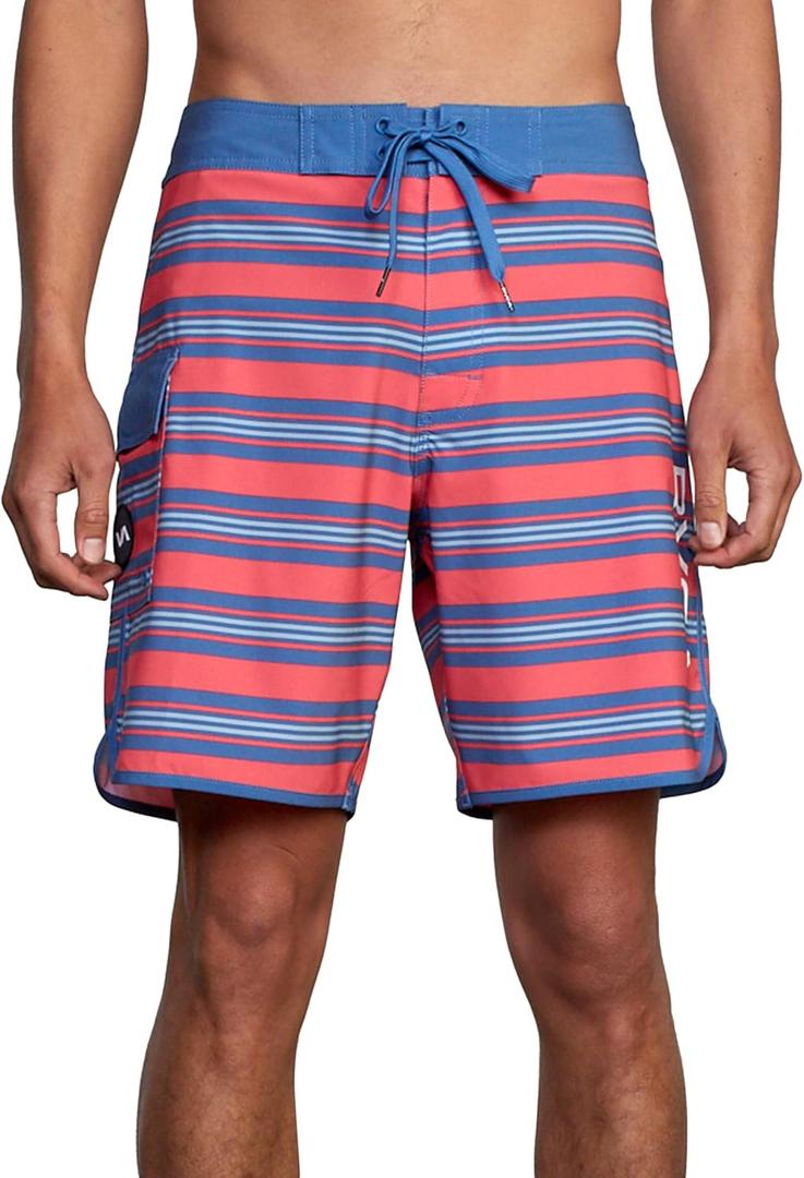 RVCA Men's Standard 4-Way Stretch Fixed Waist 18 Inch Boardshort 34