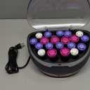Remington Ionic Conditioning Hair Setter, 20 Velvet Hair Rollers, 6 Large (1), 10 Medium (1"), 4 Small (), Blowout Style Hair Curlers (pink)