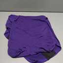 LEBENGURU Premium Spandex Chair Cover, Upgraded 1 PC Purple Super Stretch Chair Slipcover Protector with Elastic Leg Pocket for Party, Wedding, Event, Banquet Decoration