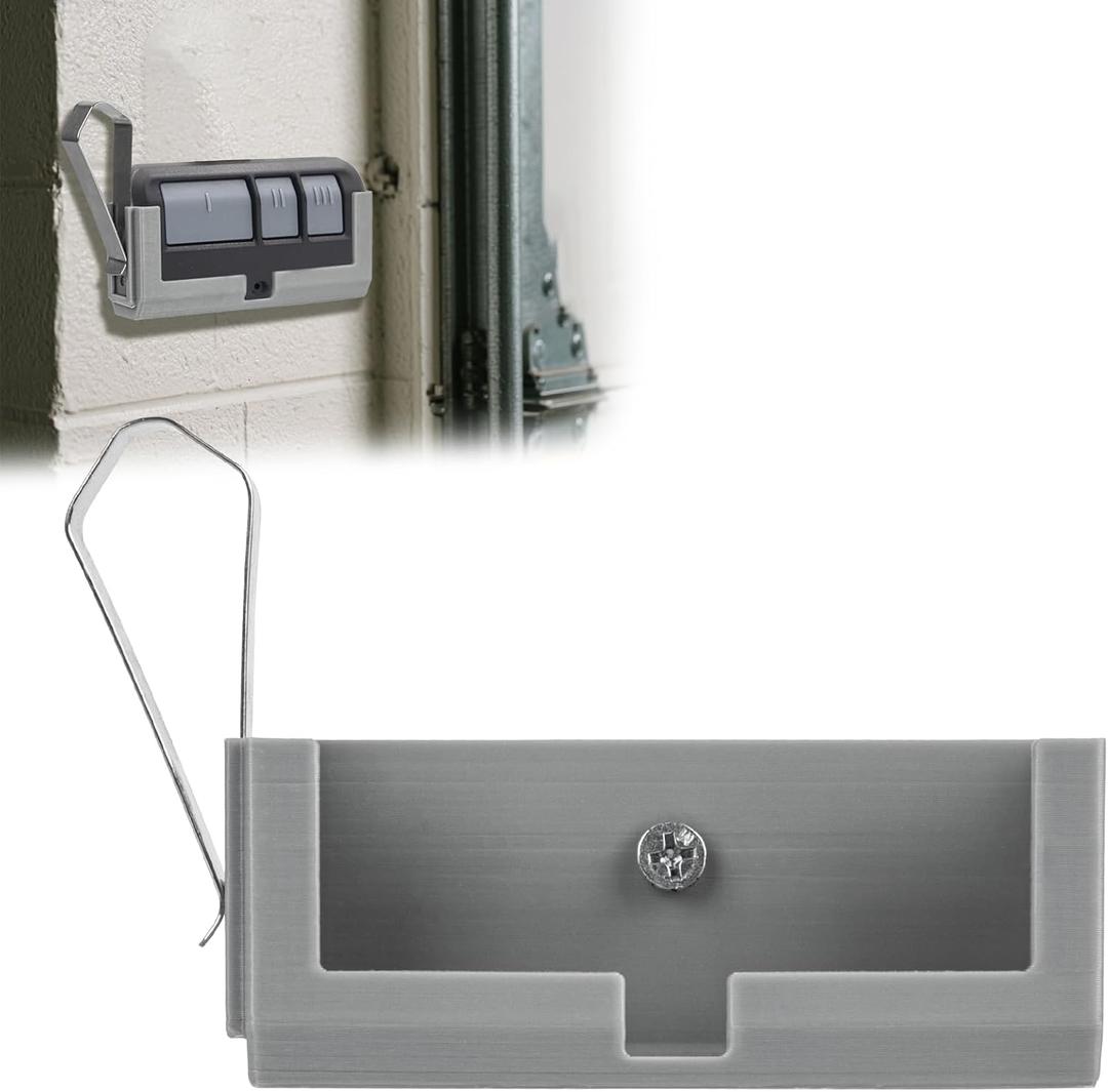 for Chamberlain Wall Mount Garage Door Opener Houlder, Wall Mount Bracket for Chamberlain Garage Door Opener Wall Mount, Includes A Bonus Sun Visor Clip