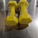 Fitvids Neoprene Dumbbell Set with Rack, 50 LB, Color Series