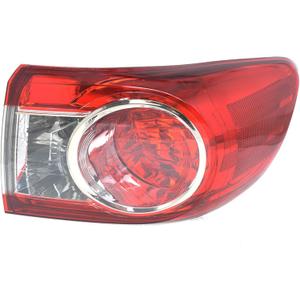 WFLNHB Right Side Tail Light Replacement for Toyota Corolla 2011 2012 2013 Rear Tail Light Lamp Assembly 8155002580 TO2805111 Passenger Side