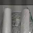 Small Lamp Shades Set of 2 - Linen Drum Shades with Universal Adapters for Table and Floor Lamps (White, 8.66")