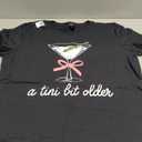 A Little Bit Older Birthday Funny Saying Martini Drink Women T-Shirt, M