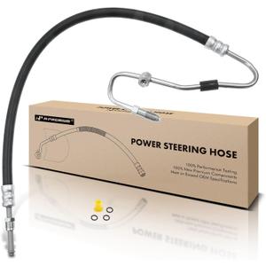 A-Premium Power Steering Pressure Hose Line Assembly Compatible with Dodge Ram 1500 2003-2004, Ram 2500 2003-2006, Ram 3500 2003-2006, Ram 4000 2002, 5.7L, with O-ring, Pump To Rack/Gear
