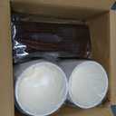 JOLLY PARTY [50 Pack] 16 oz Paper Coffee Cups, Disposable Paper Coffee Cup with Lids, Sleeves, and Stirrers, Hot/Cold Beverage Drinking Cup for Water, Juice or Tea, Suitable for Home, Shops and Cafes (EXP 07/15/26)