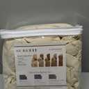 SureFit Home Dcor Cotton Duck Solid T-Cushion Loveseat One Piece Slipcover, Relaxed Fit, 100% Cotton, Machine Washable, Natural Color