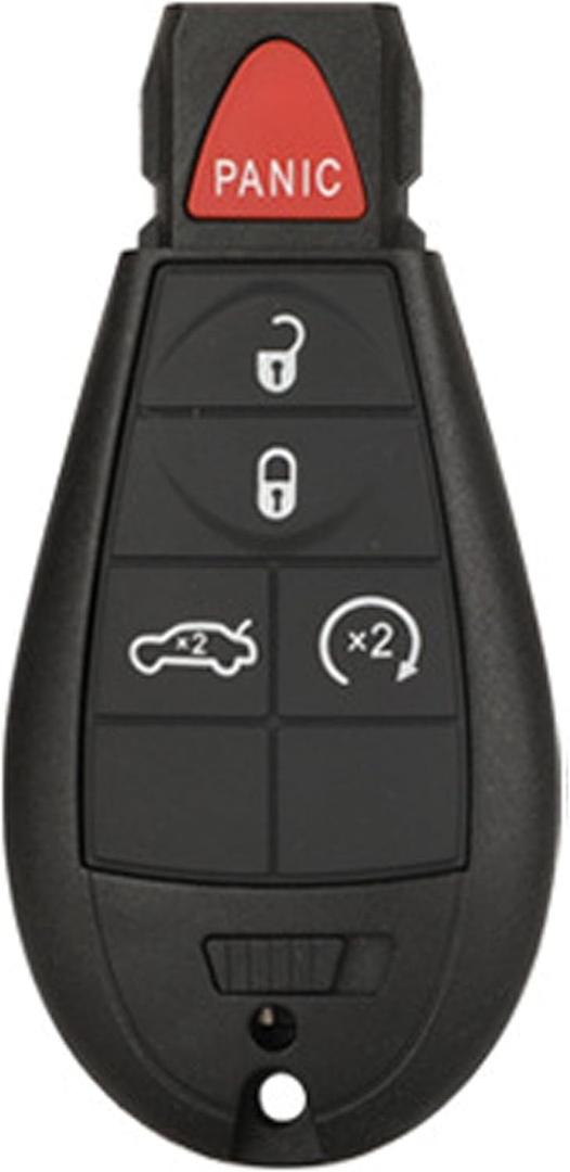Replacement for Keyless Entry Remote Key Fob Shell Case Fit for Dodge Dart Durango Challenger (5-Button)