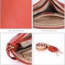 Real Leather Small Crossbody Bags/Purses For Women With Adjustable & Removable Strap