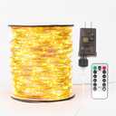 Fairy Lights Plug in,328FT 2000 LEDs Waterproof Led String Lights,8 Modes Remote Twinkle Light for Bedroom Window Weddings Christmas Holiday Decoration,Silver Wire,2 Inch Led Space,Warm White