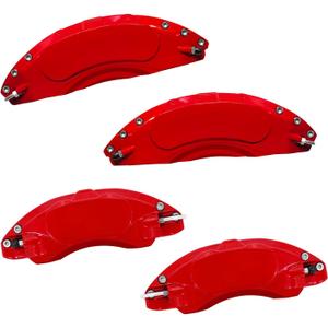 AOOA Caliper Covers Red Aluminum Brake Caliper Covers Fit for Mustang Mach-e 2021-2025(19 wheels and above