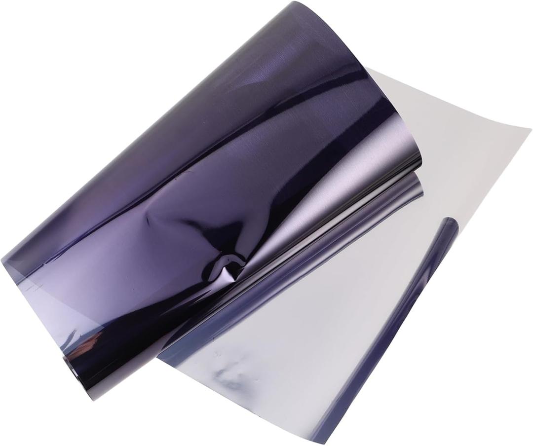 DECHOUS Glossy Truck Windshield Tint Film 20x250cm UV Protection DIY Car Shade Sticker for Vehicles Blocks Sun and Reduces Heat Front Windshield Sunshade