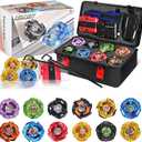 Gyro X Battling Blade Set, 12 Spinning Tops, 3 Launchers and 1 Grip with Storage Box, Kids Toys Birthday Gift Ideal for 6+ Years Old Boys