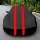 Indoor Car Cover Custom Fit for for Porsche 718 Boxster/Cayman Luxurious Soft Stretch Satin Car Cover Breathable Dust-Proof for Underground Garage, Car Show