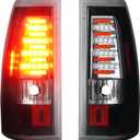 LED Tail Light Taillight for Chevy Silverado 1500 2500 03-06, 1500 Classic & 1500 2500 HD Classic 07, GMC Sierra 1500 2500 3500 & 1500 2500 HD 04-06, 1500 3500 Classic & 1500 2500 HD Classic 07