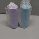 Irenare 5oz Mini Water Bottle Mini Insulated Stainless Steel Bottle Purse Water Bottle Cute Leak Proof Flask Keeps Drink Cold and Hot for Purse Women(Blue, Purple,2 Pieces)