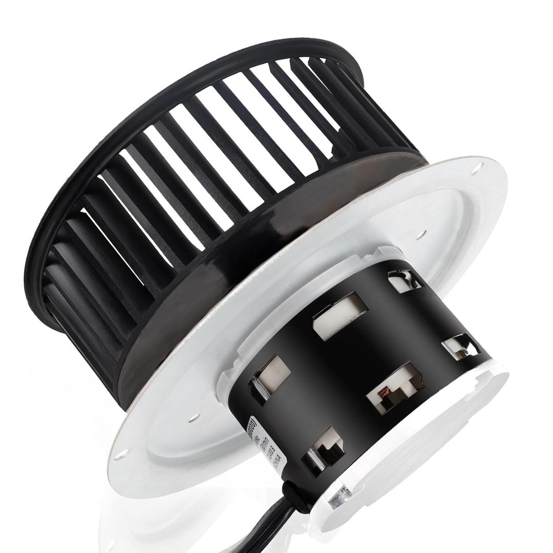 Compatible with Nutone QT-110N-B, QT-80-N-B, QT-90N-B,QT-9093, QT-100L, QT110NQT80,Bathroom Fan Motor,110CFM,3.0Sones Bathroom Fan Motor & Blower Wheel,Replace for Motor Number S0695B000, S0696B000