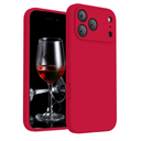 Magnetic for iPhone 17 Pro Case, Compatible with MagSafe, [Integrated Silicone Camera Control Button] [Camera Protection] Anti-Scratch Microfiber Lining Phone Case, 6.3", Deep Red