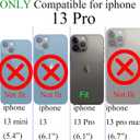 for iPhone 13 Pro Case Clear Magnetic, Compatible with MagSafe, Ocean Marine Animals Pattern, Slim Shockproof Camera Lens Protection Phone Case for Women Men 6.1" - White