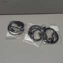 Retevis RB19 RB19P Walkie Talkie Earpiece with Mic 1 Pin 3.5mm, Compatible RB19 RB19P Walkie Talkies, C Shape Two Way Radio Headset with PTT, for use in Police, Security, Hotels(3 Pack)