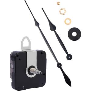 High Torque Clock Movement with 17.7" Clock Hands  Large Wall Clock Motor Replacement for 36" to 50" DIY Clocks  Battery-Operated, Clock Mechanism Kit (Total Shaft: 13/16 inch)