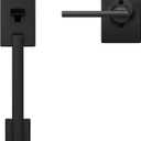 Schlage FE285 CEN 622 LAT CEN Century Front Entry Handleset with Latitude Lever, Lower Half Grip, Matte Black