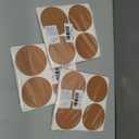 3 x STARLIBOO Dot Stickers, 3 inch Removable Circle Stickers, Round Price Stickers, Writable Stickers for Office, Garage Sale,Yard Sale(200Pcs, Brown)
