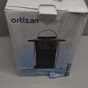 Ortizan Outdoor Speaker, Bluetooth Speaker with Lights, 50W Stereo Sound, IPX5 Waterproof, 24H Playtime, Sync up to 100 Wireless Speakers, Portable for Outdoors/Patio/Porch, Tech Gadgets, Gift for Men