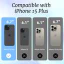 for iPhone 15 Plus Case Travel Adventure Collage Pattern Military Grade Drop Protection Voyage Slim TPU Cover with Camera Protection for Women Girls Travel Lovers (BlueRome)