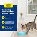 PetSafe Butterfly Cat Water Fountain with Pump & Filters - Cute Water Dispenser with 50 oz Capacity - Pump & Filters Keep Water Clean & Fresh - Filter Contains 2X More Carbon Than Other Brands