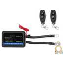 Remote Battery Disconnect Switch 12V 260A Kill Switch Plastic+Metal Automatic Power Off Prevent Battery Drain with Remote Car Truck, C