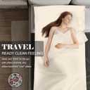 Sleeping Bag Liner,Long Staple Cotton, Adult Sleep Sack & Travel Sheets,Travel Sleep Sack for Backpacking, Hotels & Hostels Lightweight Travel Sheet Camping Sheets,Has Full Length Zipper