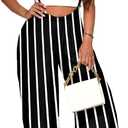Nimsruc Womens Jumpsuit Casual Loose Sleeveless Adjustable Spaghetti Straps Wide Leg Pants Baggy Overalls With Pockets (Black, M)