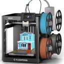 FLASHFORGE AD5X Multi-Color 3D Printer 4 Colors with IFS, Fully Auto Leveling FDM 3D Printer with Max 600mm/s High Speed Printing and Max 300C Nozzle, Large Printing Size 220 * 220 * 220mm