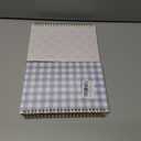 SDFBFVSA 2 Pcs Spiral Journal Notebook, Cute Spiral Notebooks for Women Girls Friend, 160 Pages Trendy Hardcover Journal Notebook for Writing Travel Business Home Office Aesthetic Notebooks Plaid